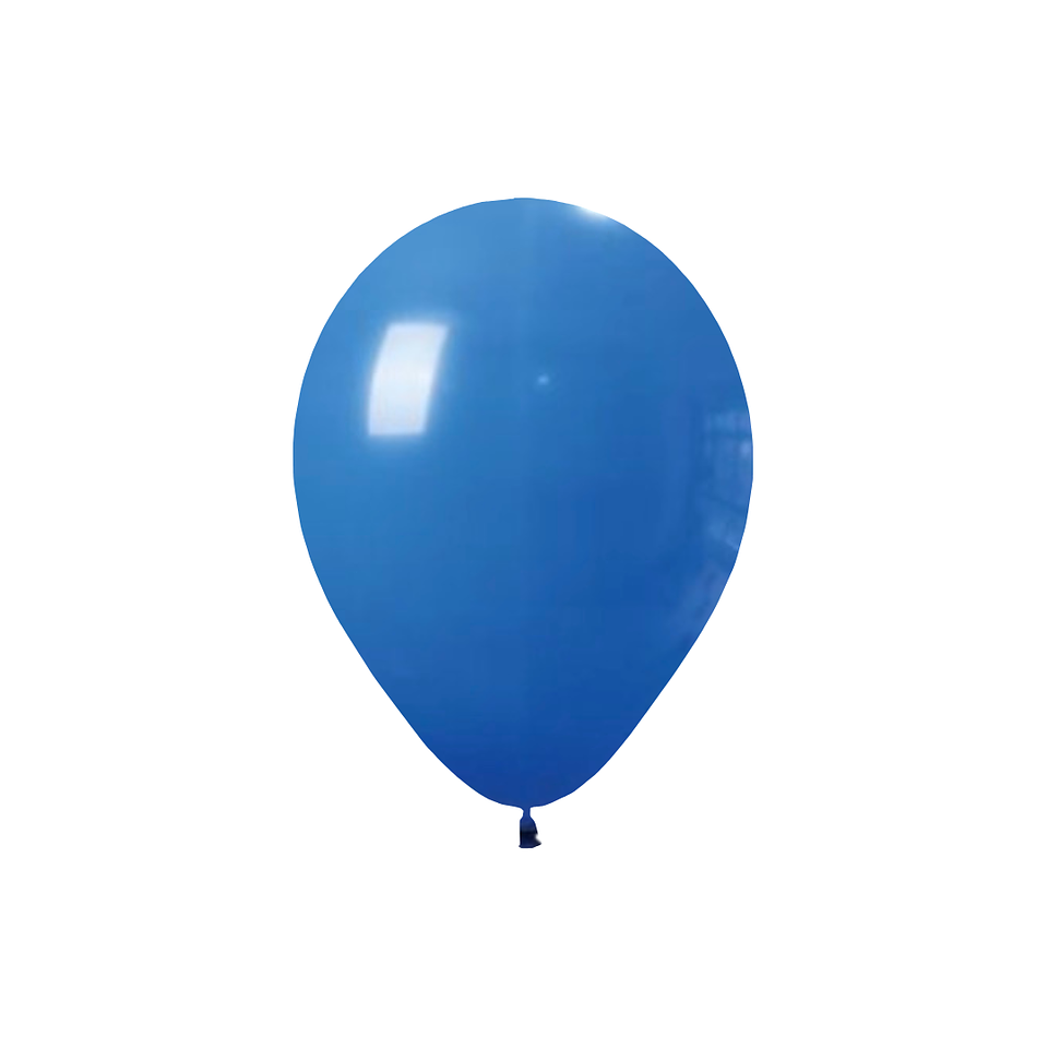 Globo Látex Azul Rey 30cm con Helio 1