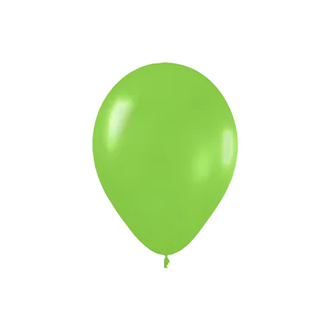Globo Látex Verde Lima 30cm con Helio