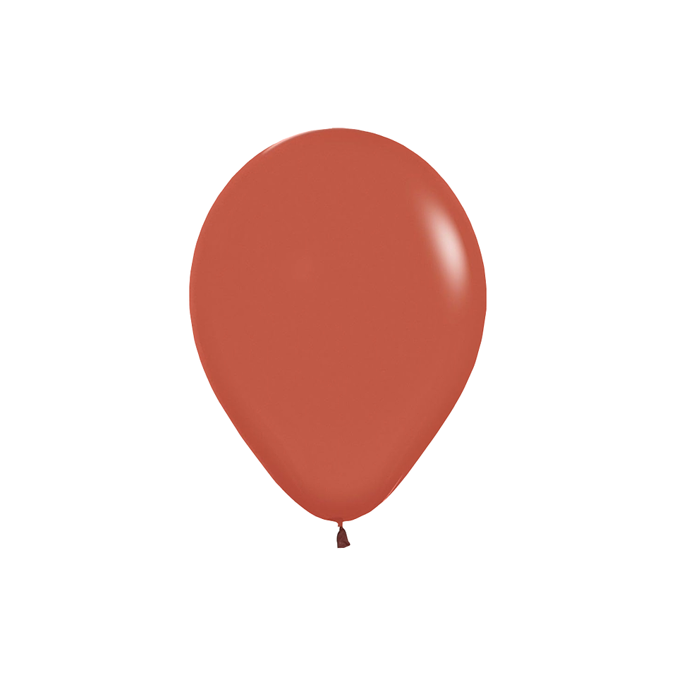 Globo Látex Terracota 30cm con Helio 1