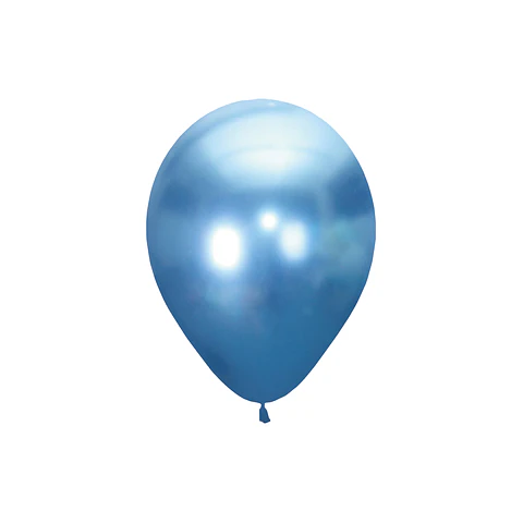 Globo Látex Reflex Azul 30cm con Helio