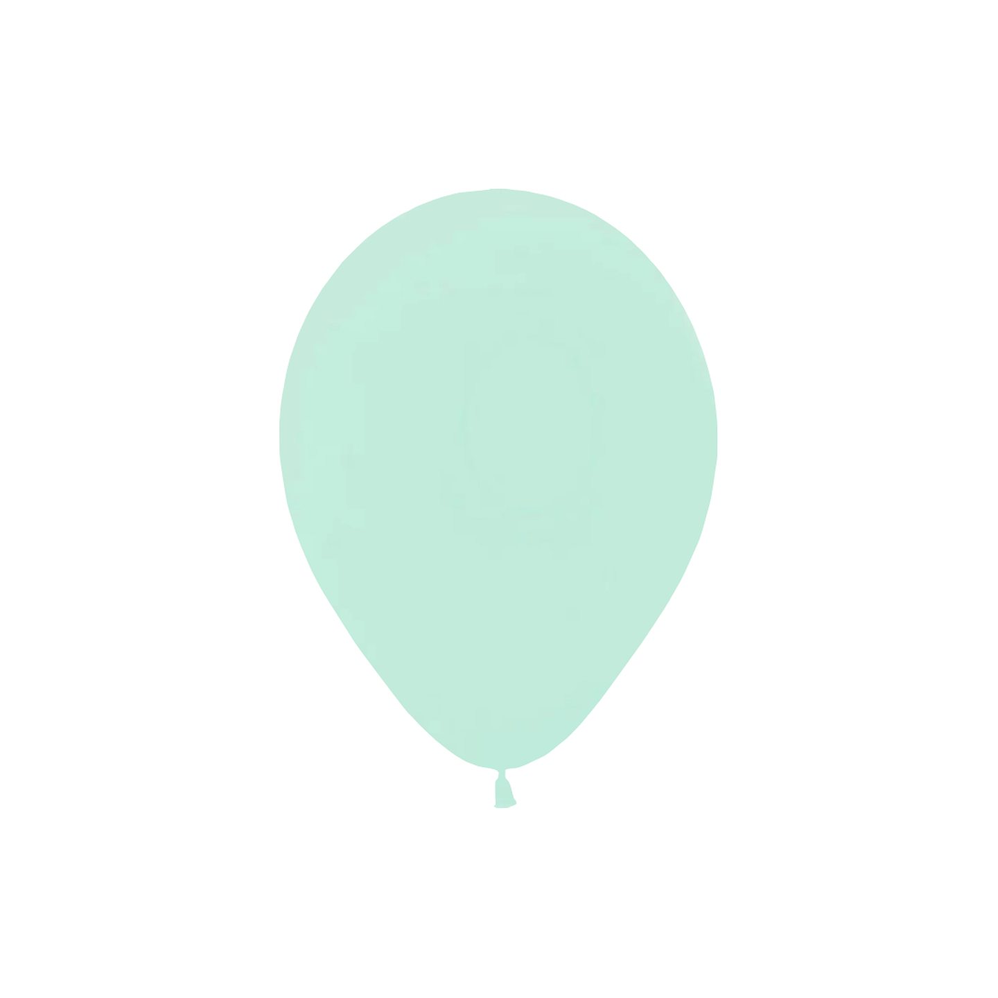 Globo Látex Verde Menta 30cm con Helio 1