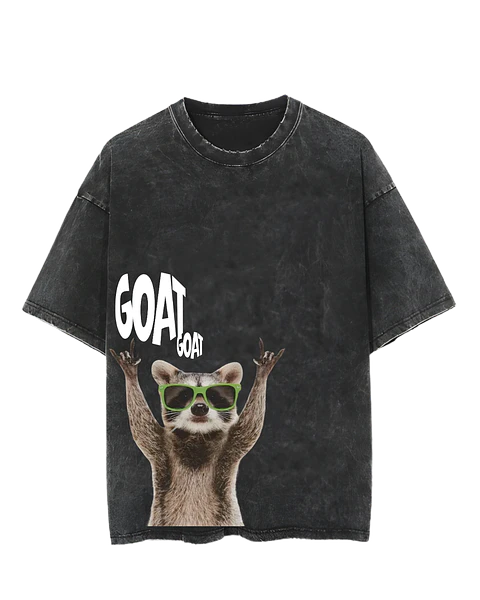 Polera Mapache GOAT 🍺 Streetwear
