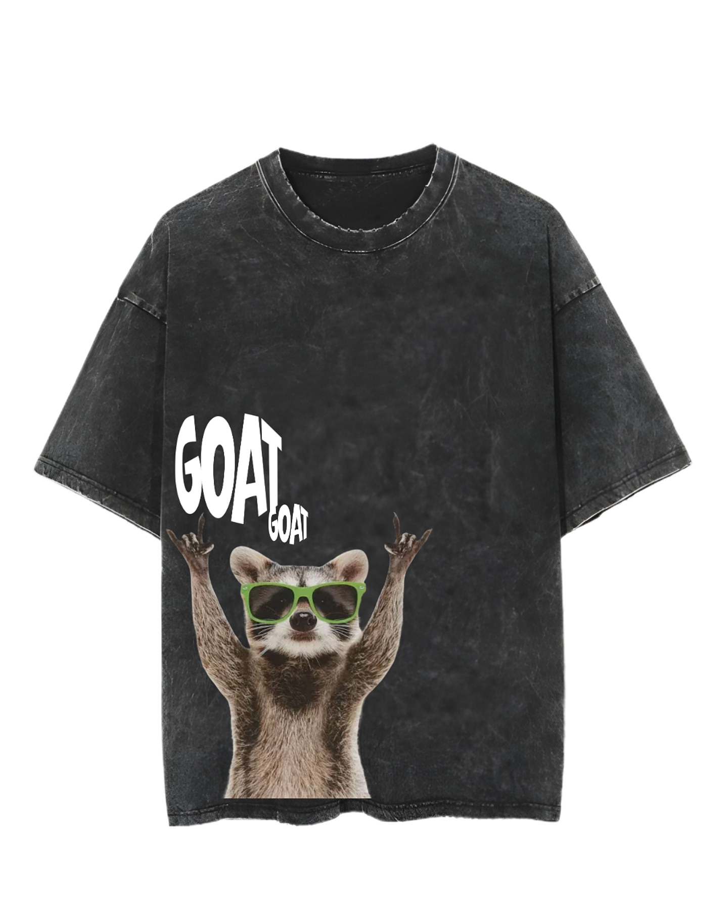 Polera Mapache GOAT 🍺 Streetwear 1