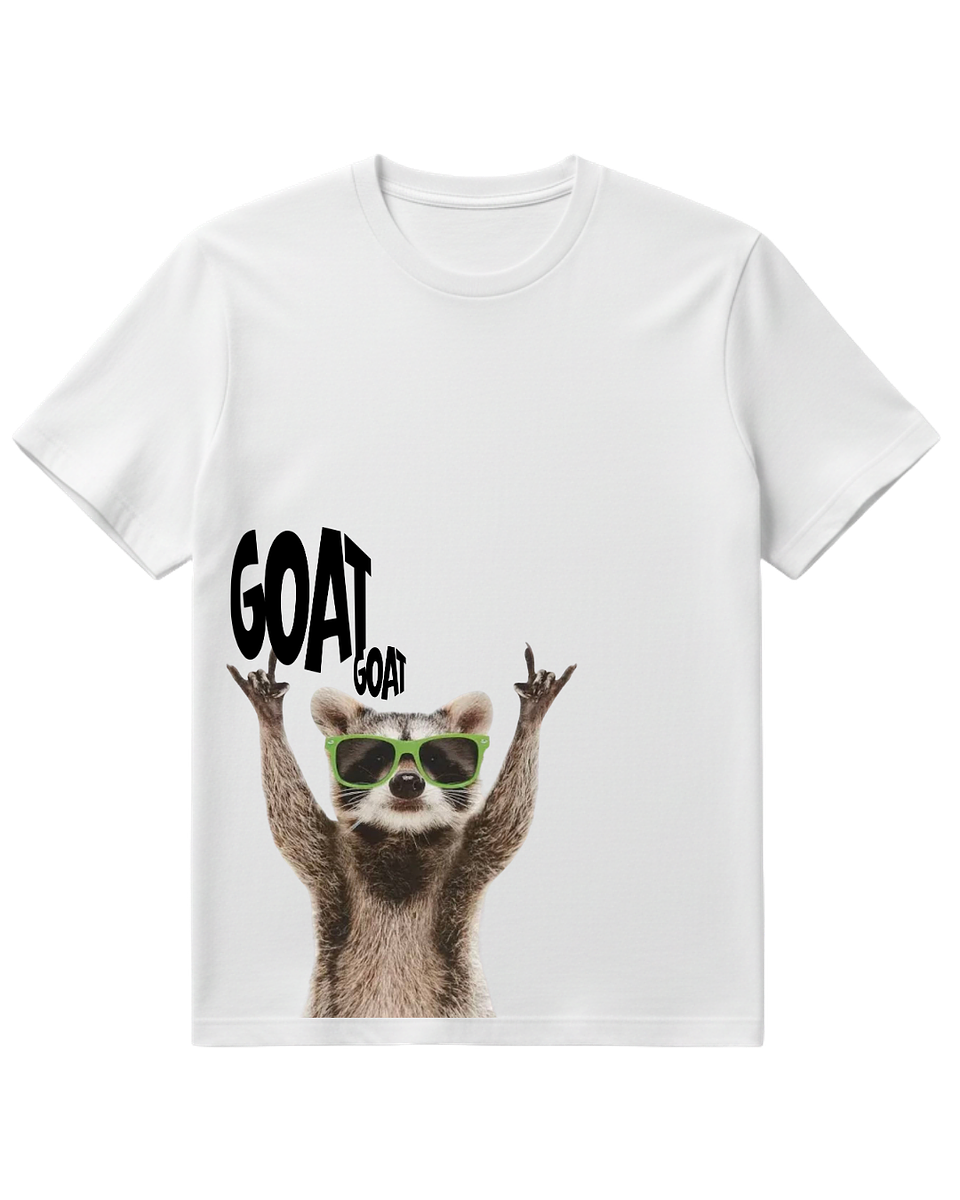 Polera Mapache GOAT 🍺 Streetwear 2