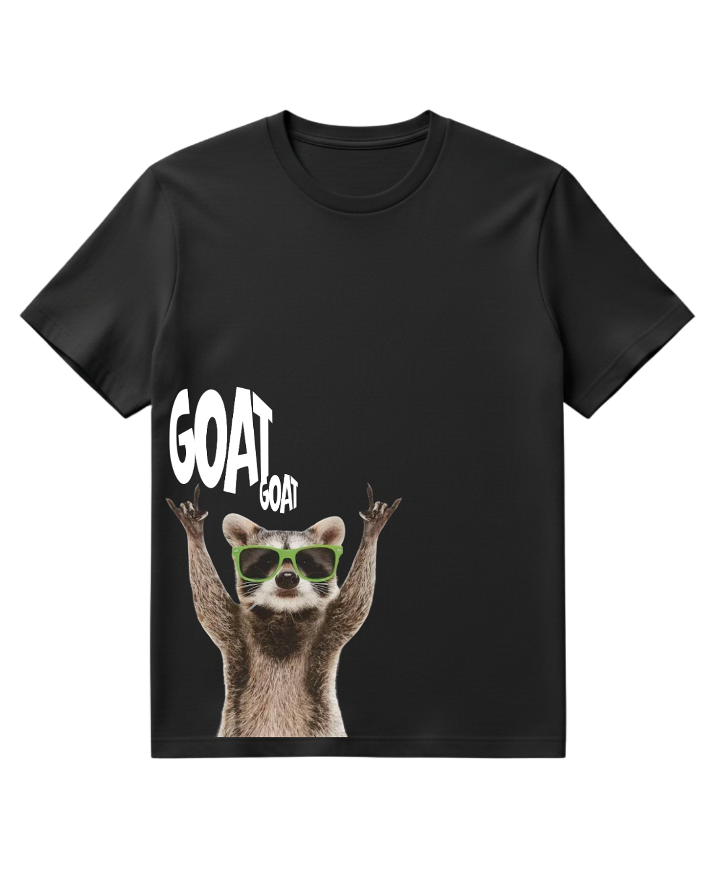 Polera Mapache GOAT 🍺 Streetwear 3