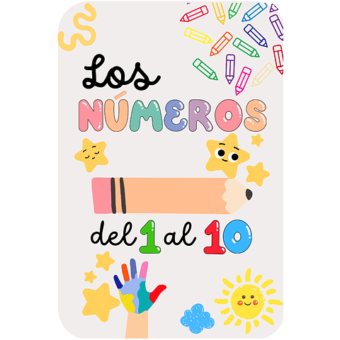 Set Didáctico Imprimible: El Pequeño Bosque de los Números (PDF Descargable)