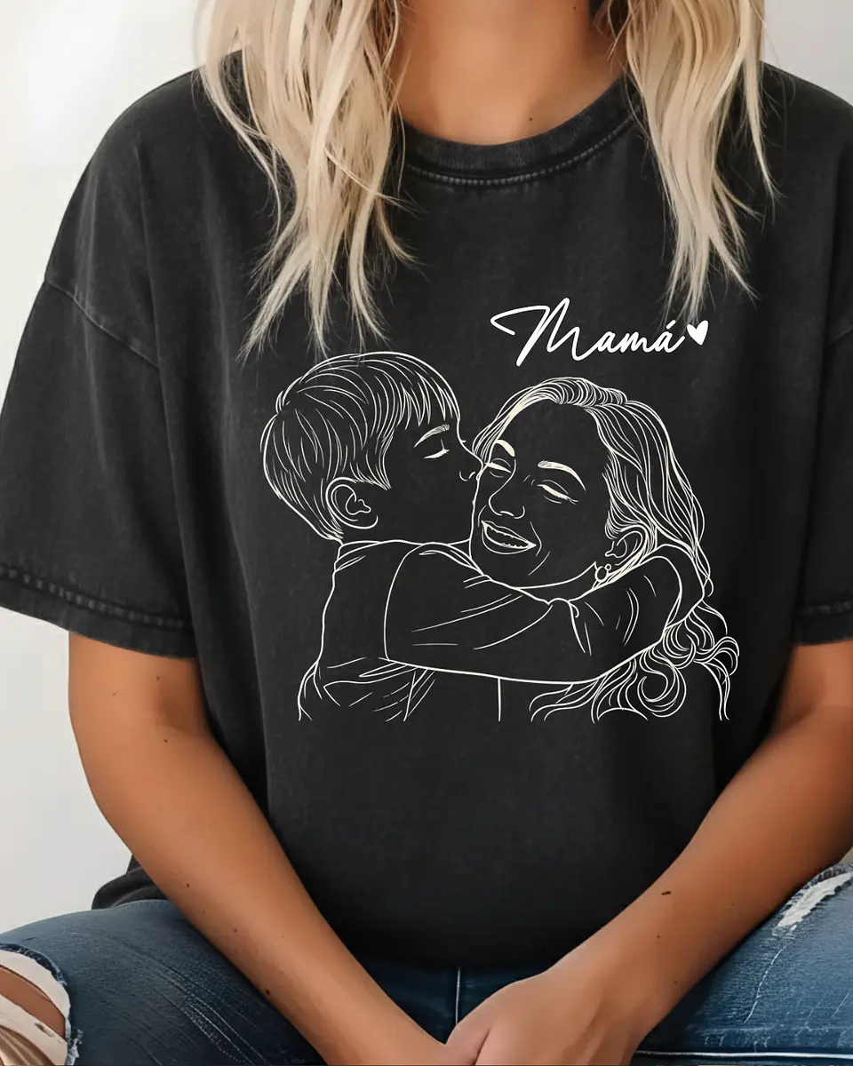 Polera Personalizada con Ilustración para Mamá 5