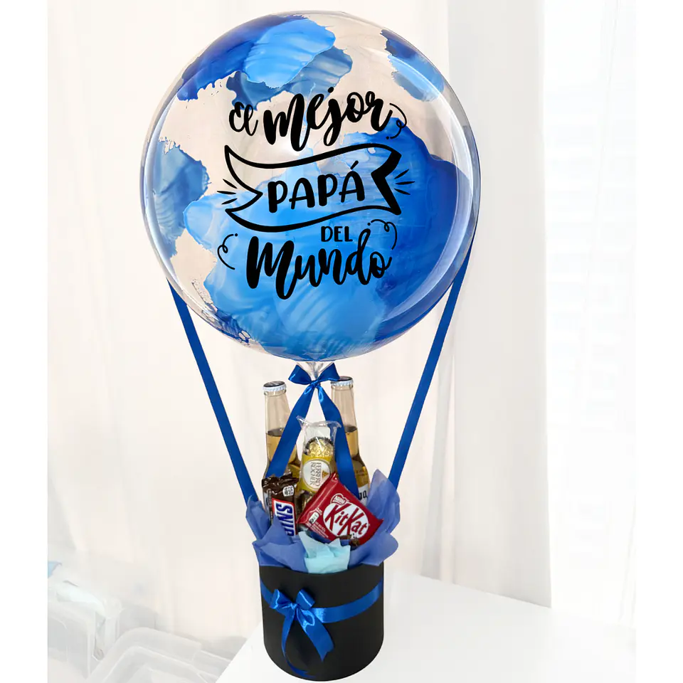 Box Premium Cervecero Globo Burbuja Chocolates | Día del Padre 2