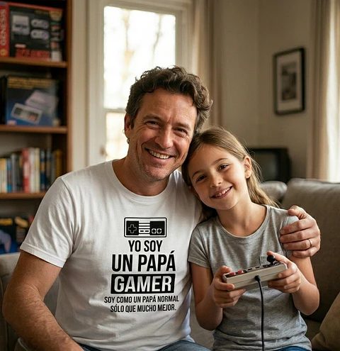Polera Soy un Papá Gamer | Día del Padre