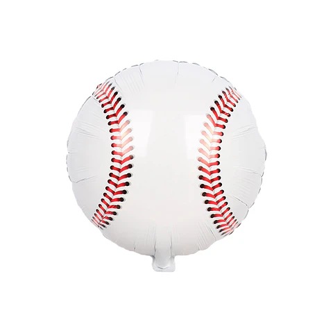 Globo Metálico Pelota Béisbol 45cm con Helio 