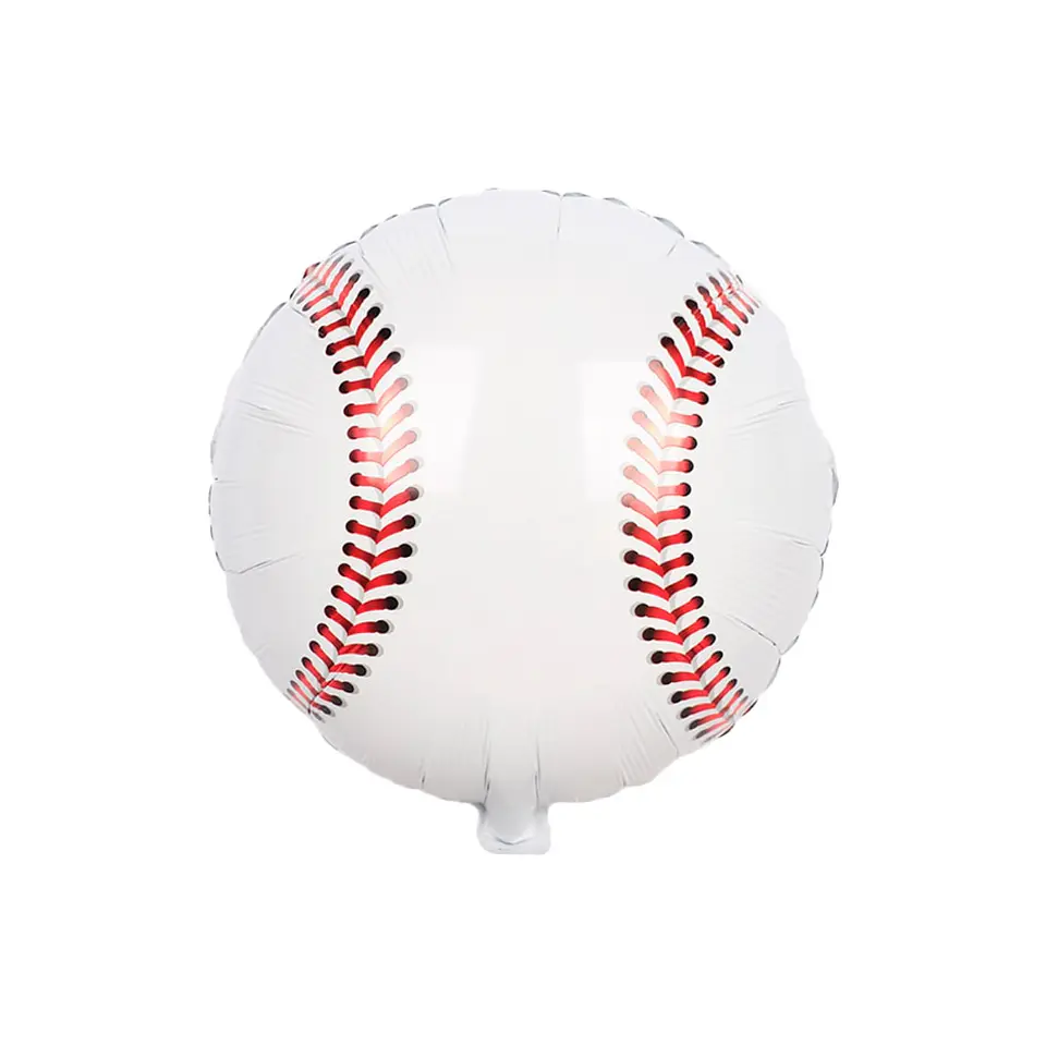 Globo Metálico Pelota Béisbol 45cm con Helio  1