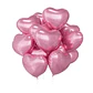 Pack 10 Globos Corazón Rosado 45cm  - Miniatura 1