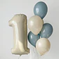 Globo Número Arena más 5 Globos látex con Helio - Miniatura 2