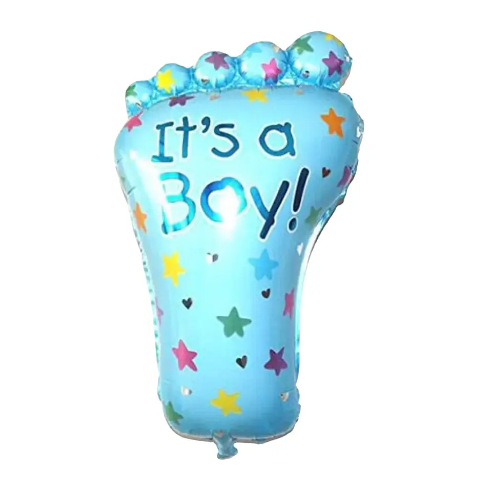 Globo Foil Metálico Pie It´s a Boy! 80cm con Helio 1