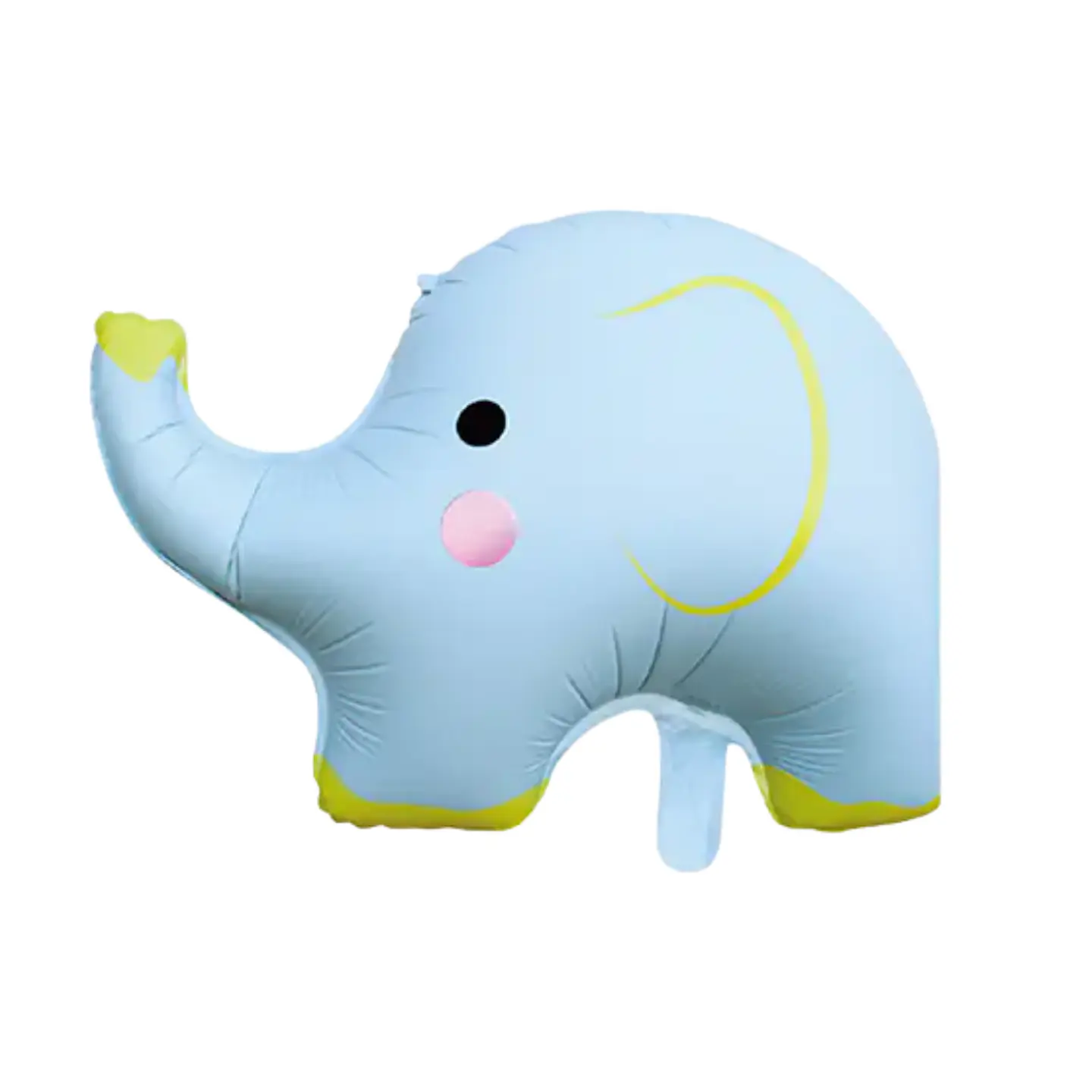 Globo Foil Metálico Elefante Azul 62cm con Helio 1