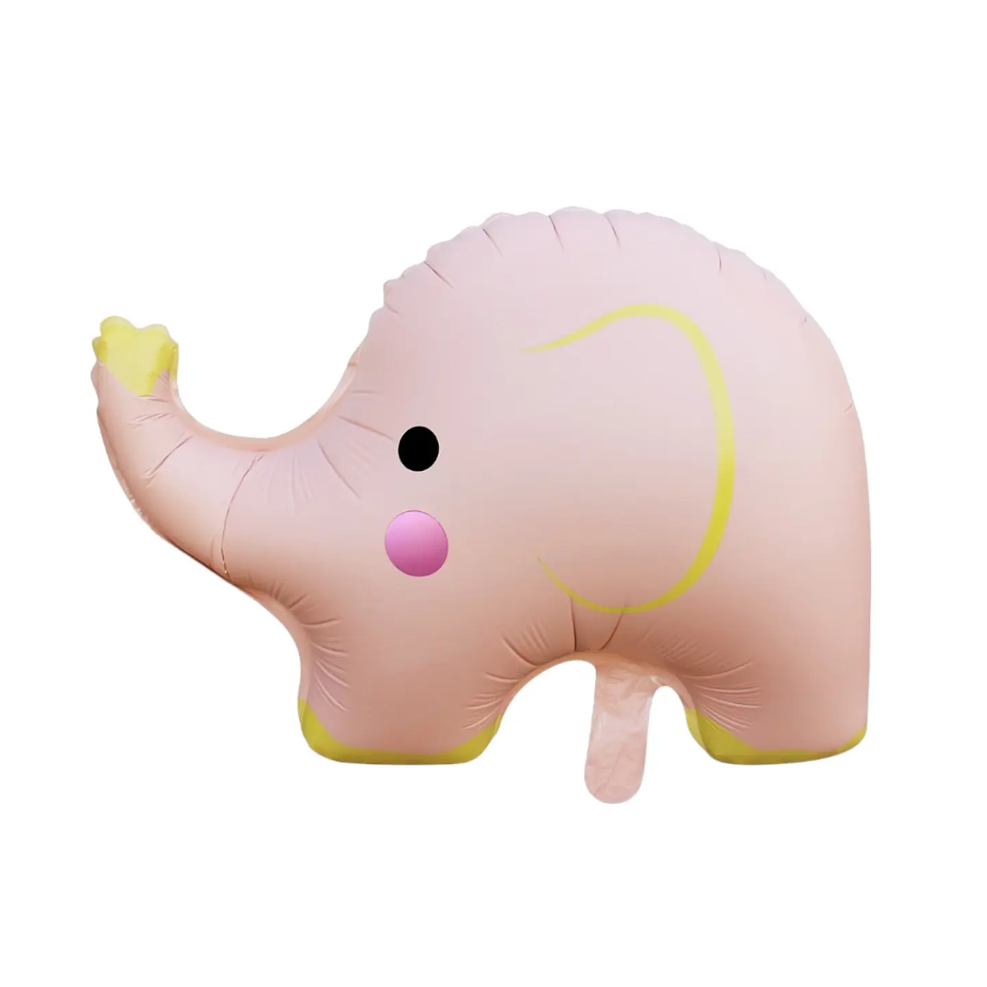 Globo Foil Metálico Elefante Rosado 66cm con Helio 1