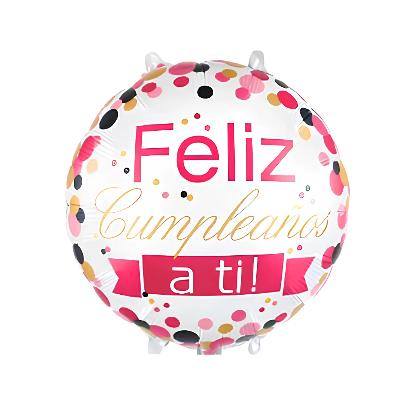 Globo Metálico Feliz Cumpleaños a ti! con Helio 45cm 1