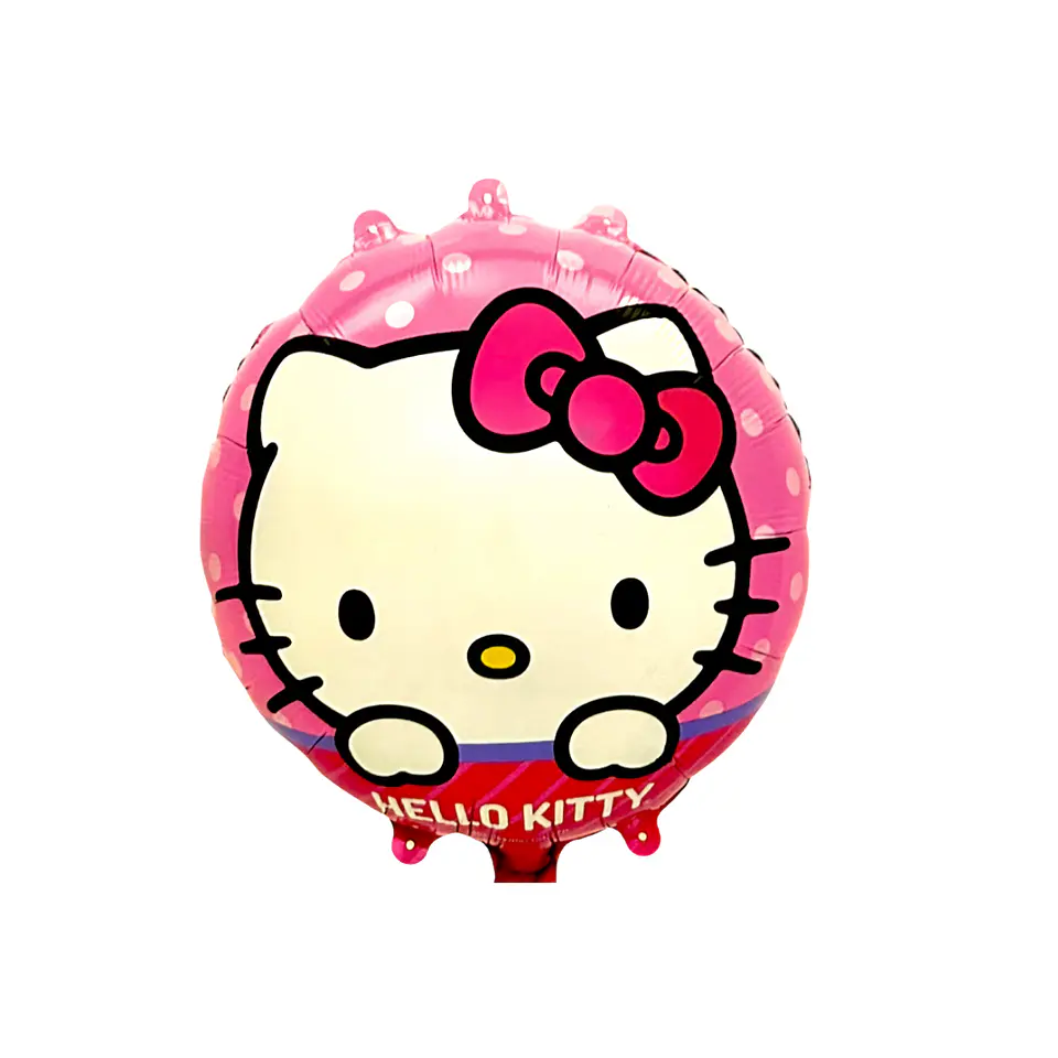 Globo Metálico Kitty Rosada 45cm con Helio 1