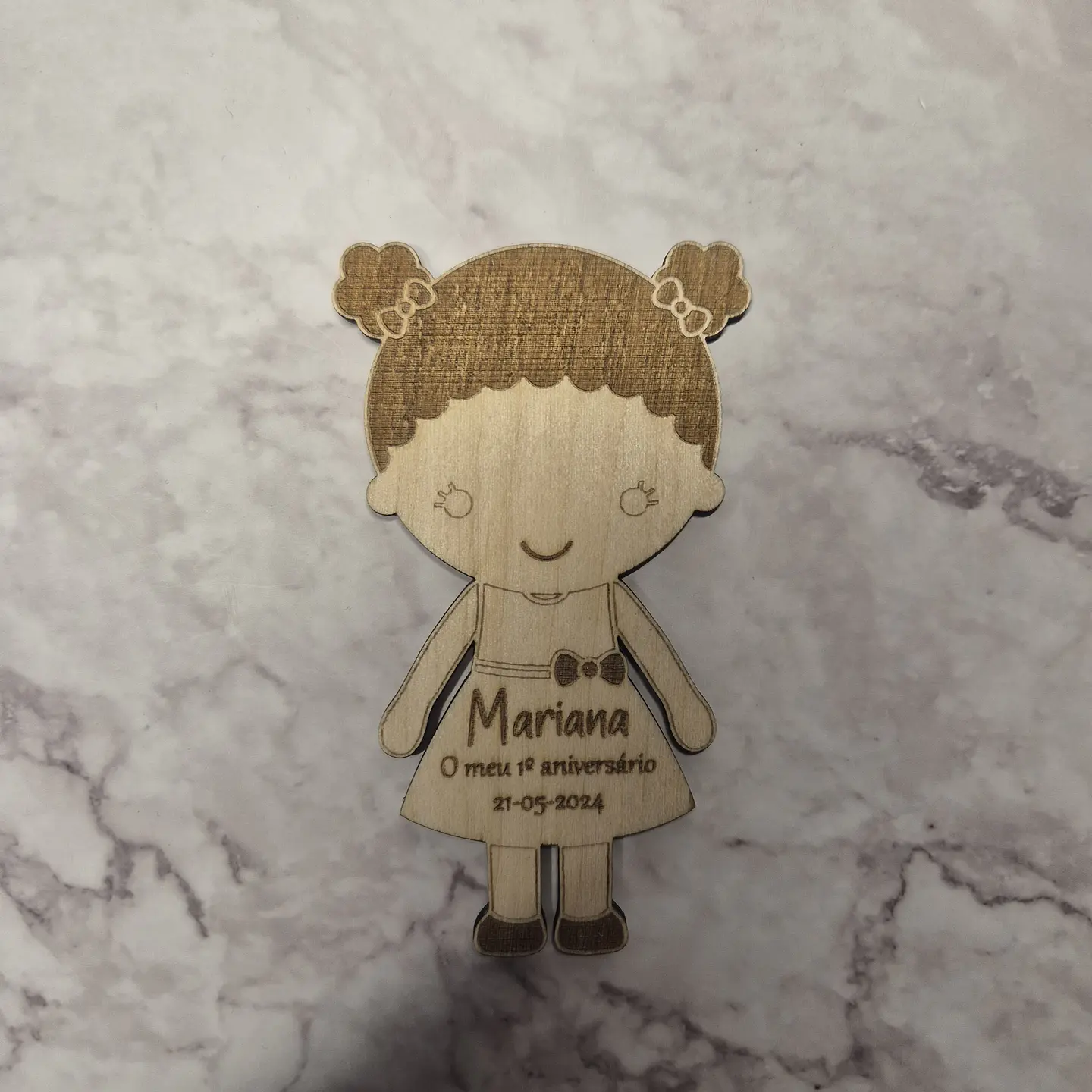 Lembrança Íman 1º Aniversário/Batismo - Menina 2