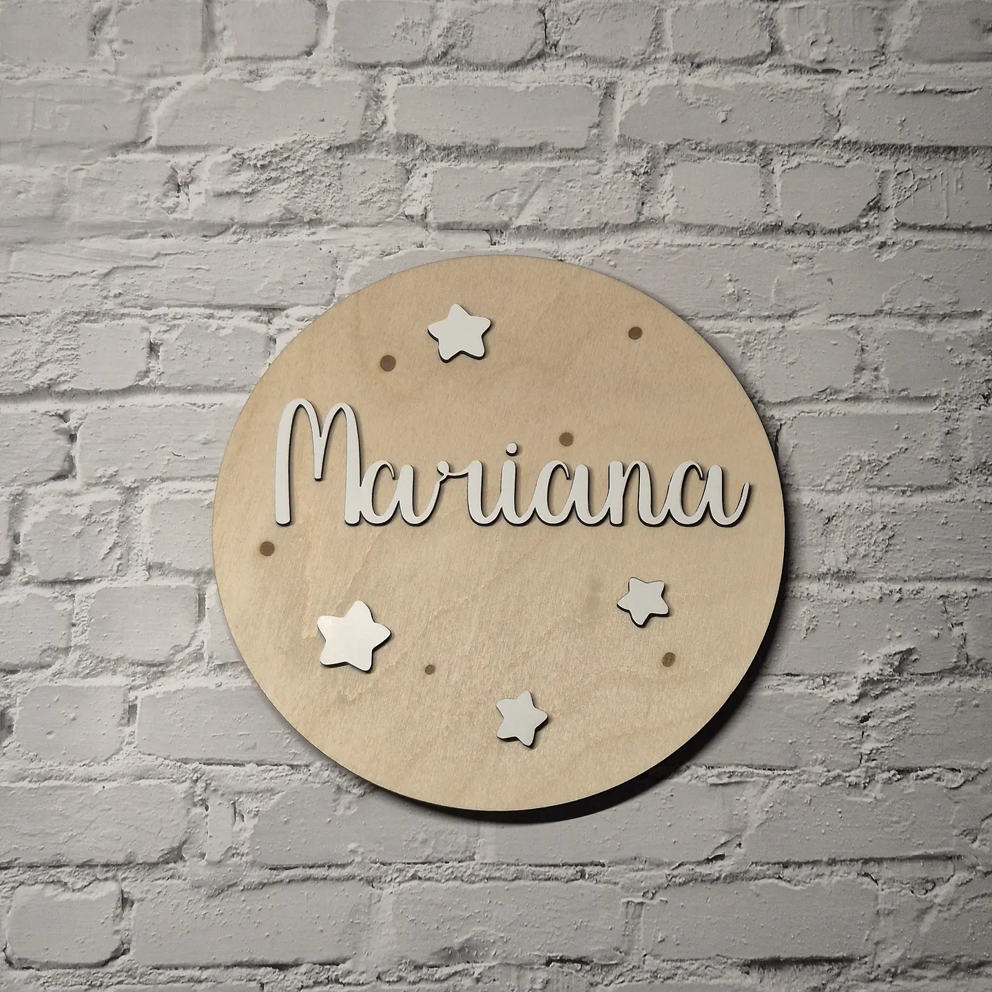Placa Nome Temática - Estrelas 1