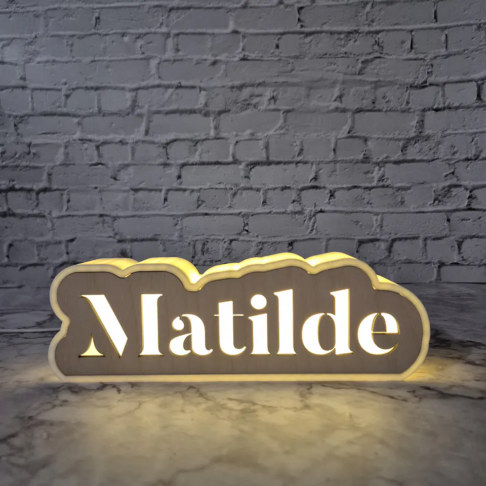 Candeeiro Madeira - Nome [Nome Personalizável] 3