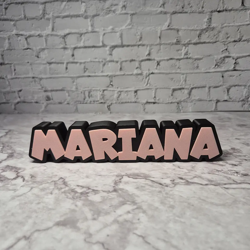 Letreiro 3D Colorido 2