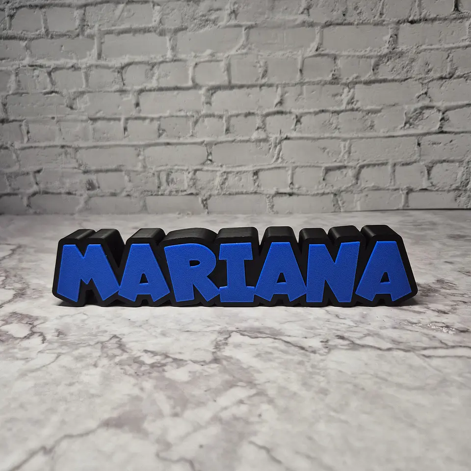Letreiro 3D Colorido 3