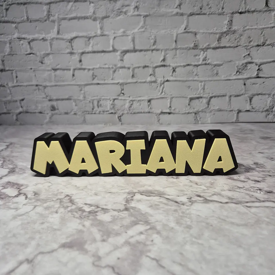 Letreiro 3D Colorido 4