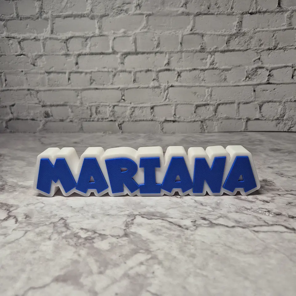 Letreiro 3D Colorido 10
