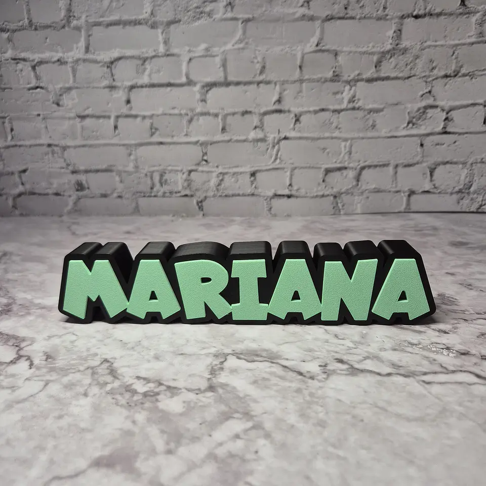 Letreiro 3D Colorido 6