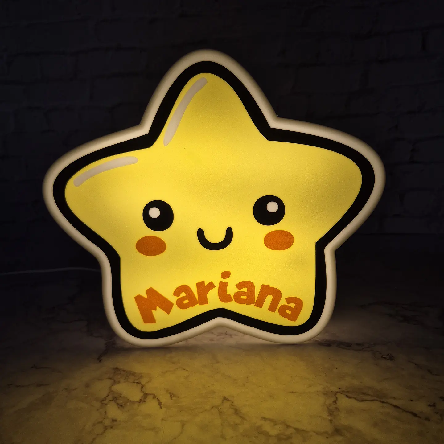 Candeeiro Temático - Estrela [Nome Personalizável] 2