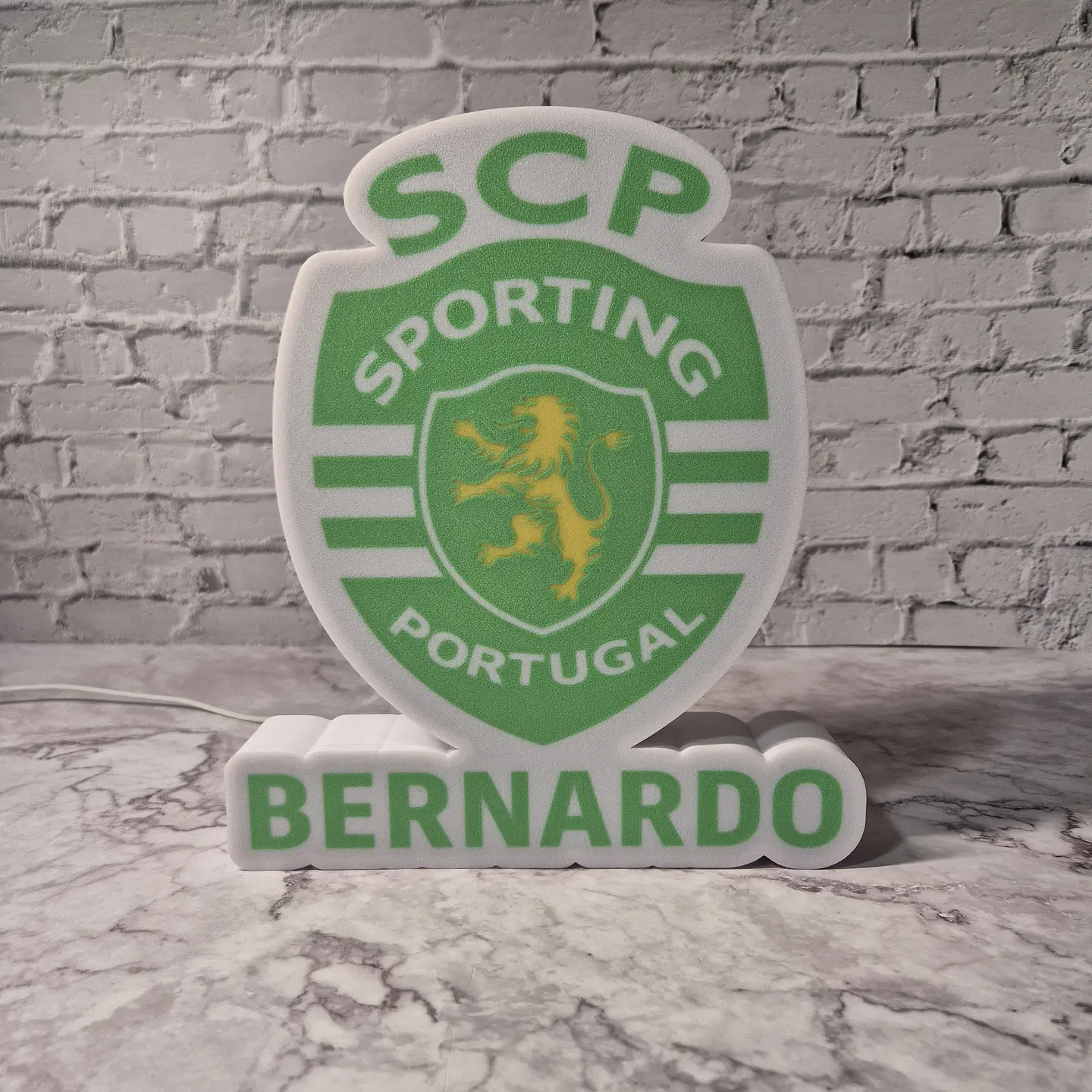 Candeeiro Temático - Sporting [Nome Personalizável] 2