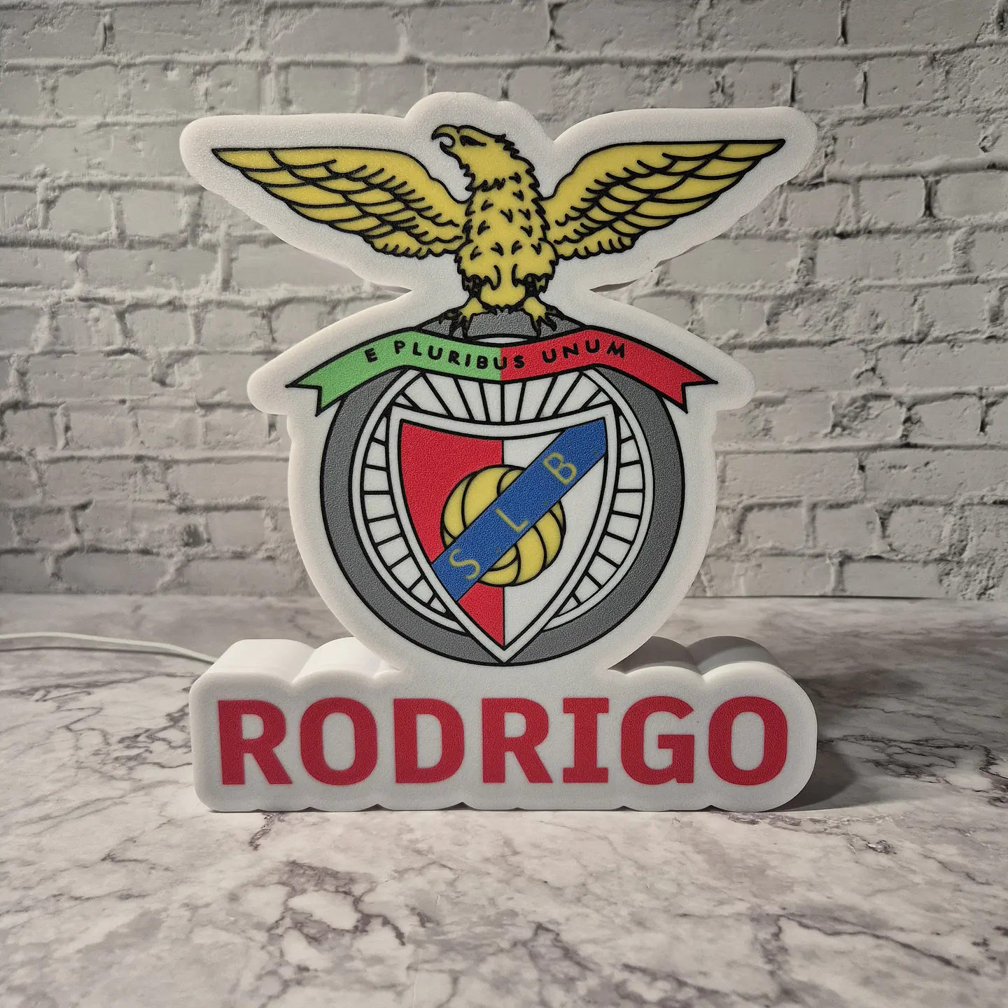 Candeeiro Temático - Benfica [Nome Personalizável] 2
