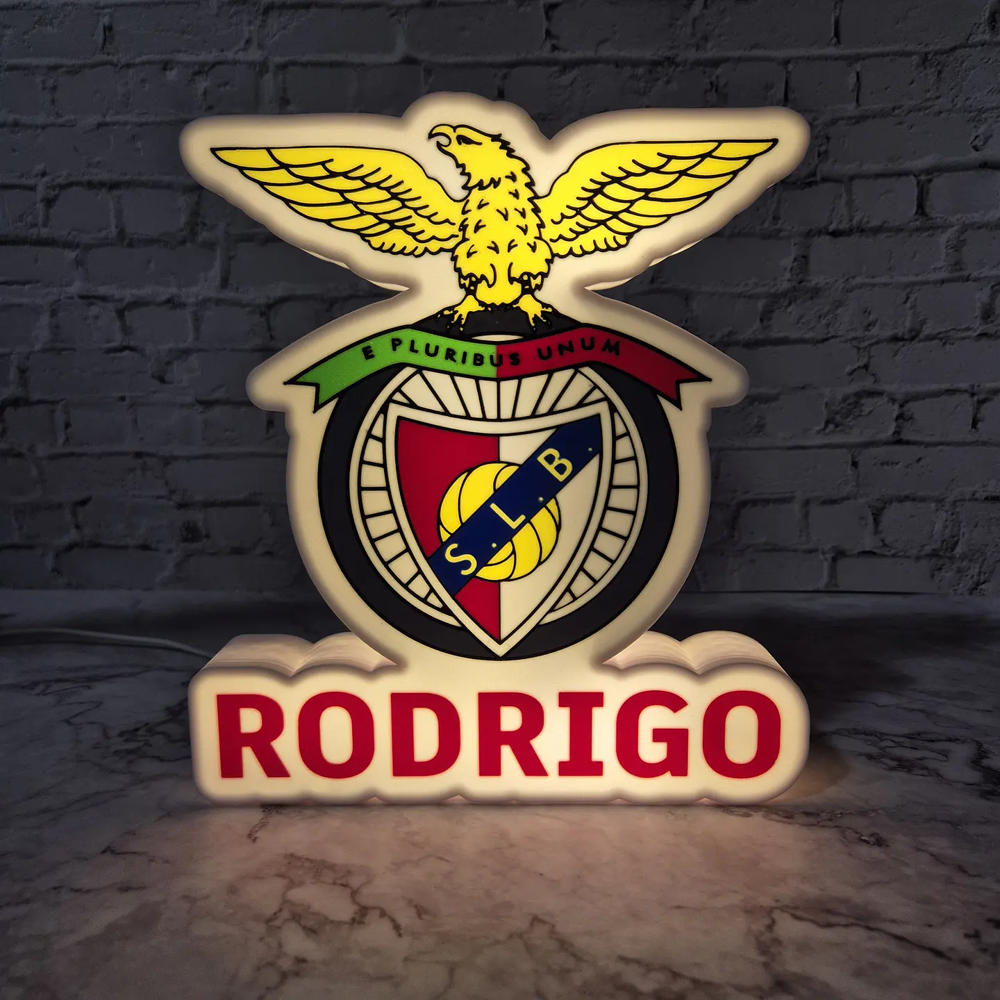 Candeeiro Temático - Benfica [Nome Personalizável] 1