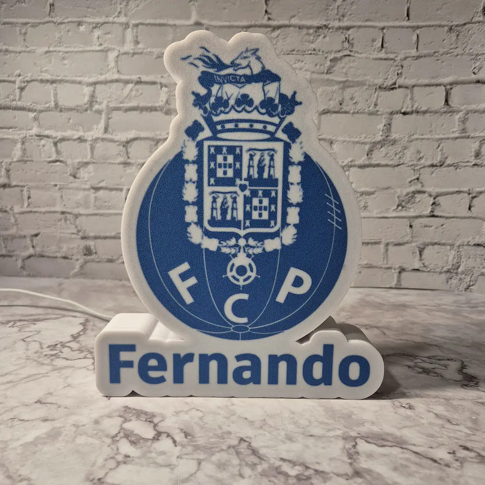 Candeeiro Temático - F.C.P [Nome Personalizável] 2