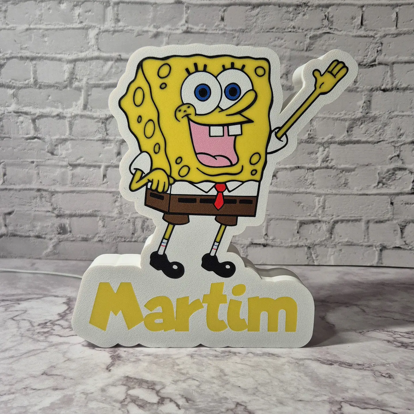 Lámpara Temática - SpongeBob [Nombre personalizable] 2