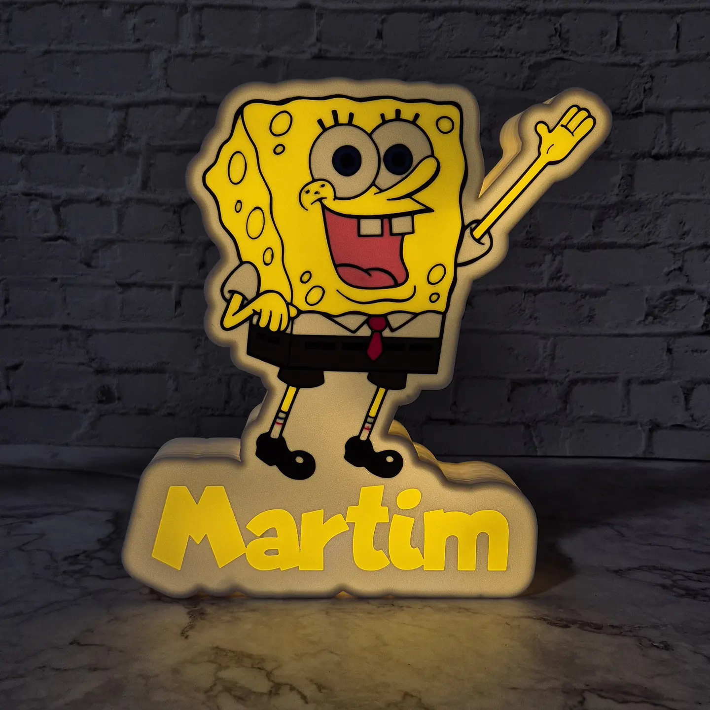 Lámpara Temática - SpongeBob [Nombre personalizable] 1