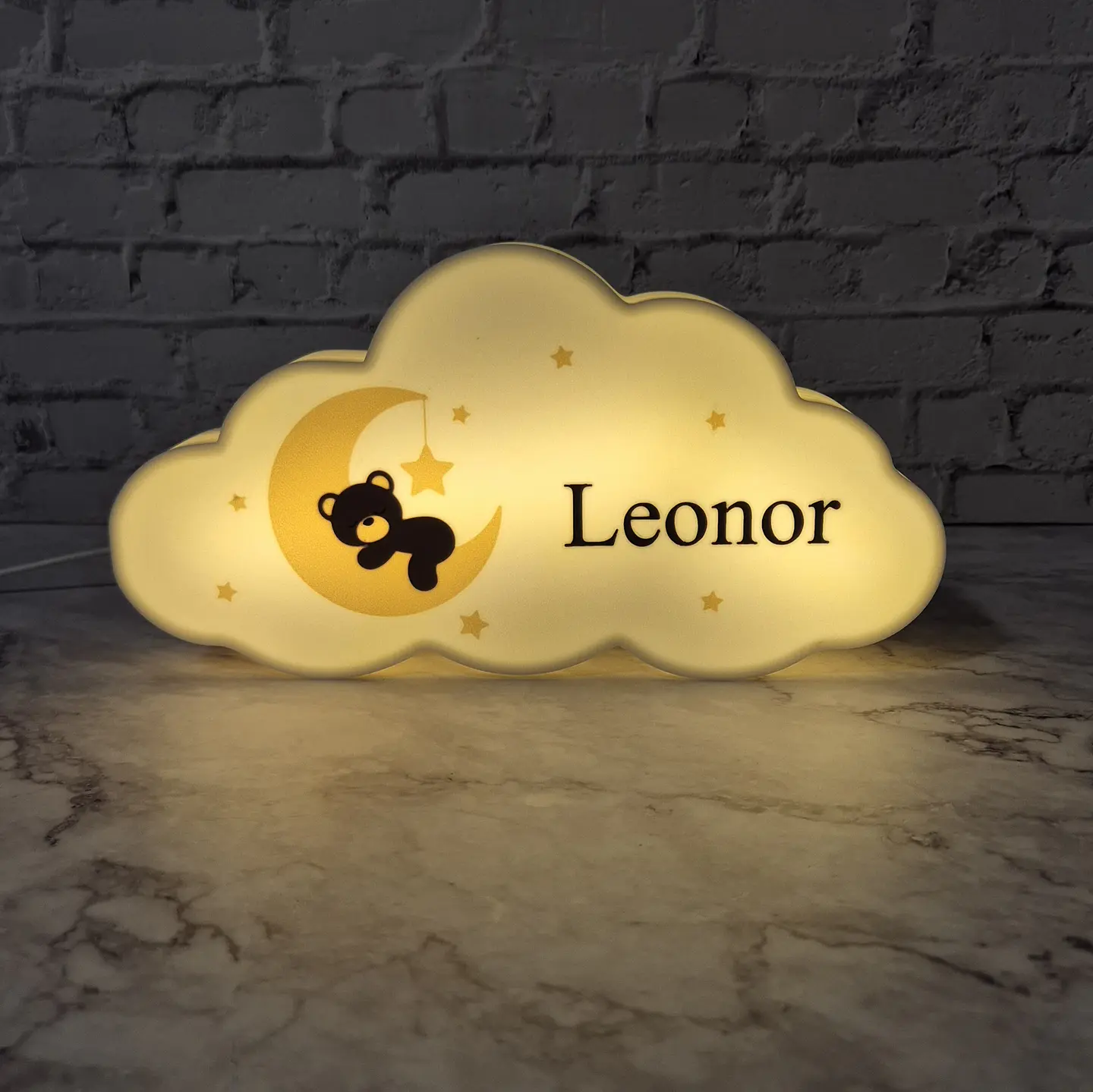 Luz de Noche - Nube [Nombre personalizable] 2