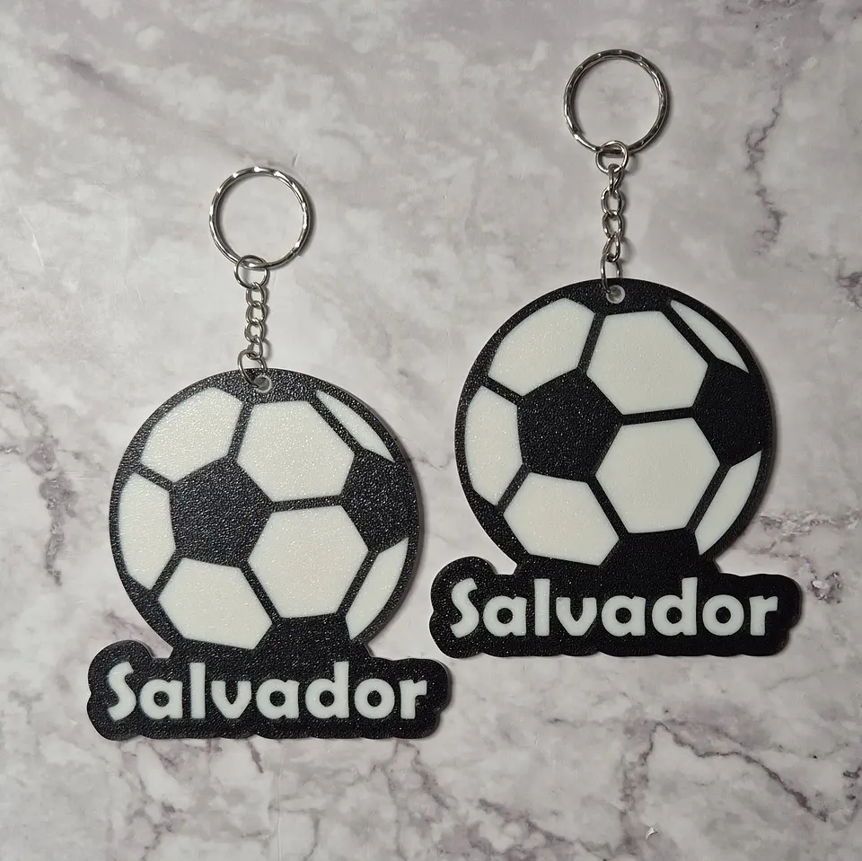 Pack Porta-Chaves - Bola Futebol [Nome Personalizável] 1