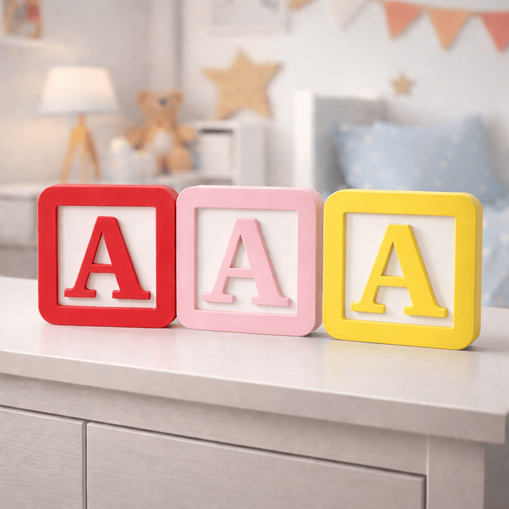 Bloco Colorido - Inicial Nome 2