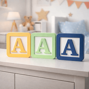 Bloco Colorido - Inicial Nome