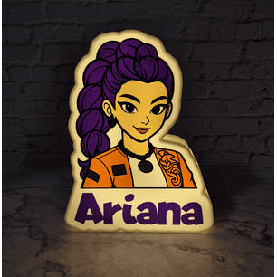 Candeeiro Temático - Rumi [Nome Personalizável]