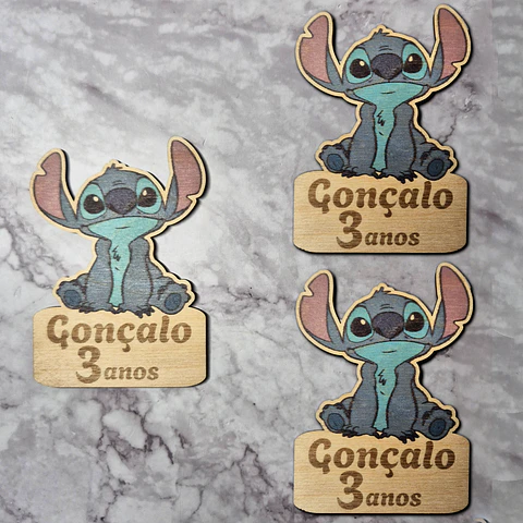 Lembrança Íman Aniversário - Stitch [Colorido]