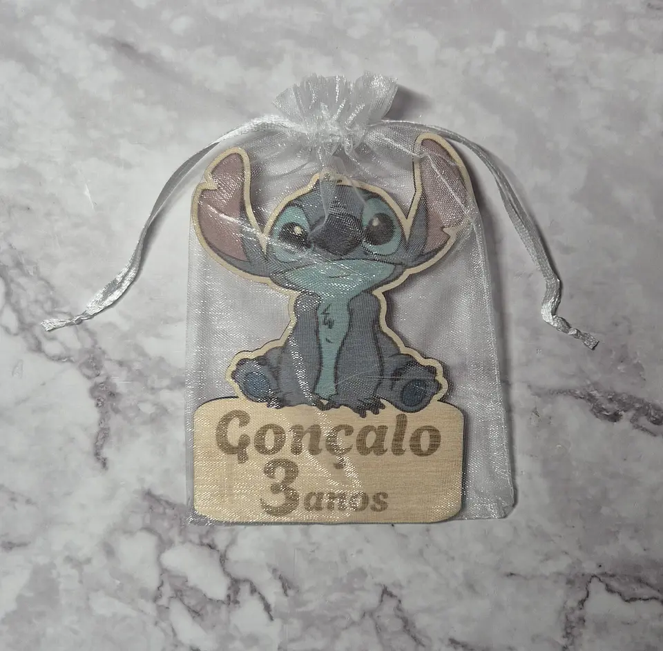 Lembrança Íman Aniversário - Stitch [Colorido] 3