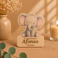 Lembrança Íman Aniversário/Batismo - Elefante [Colorido] - Miniatura 1