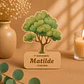 Lembrança Íman Aniversário/Batismo - Árvore [Colorido] - Miniatura 1