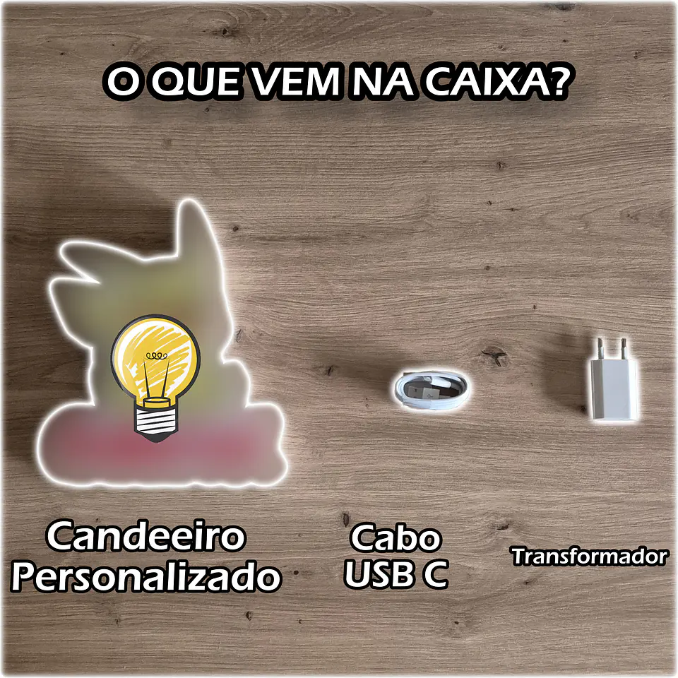 Candeeiro Temático - Pateta [Nome Personalizável] 3