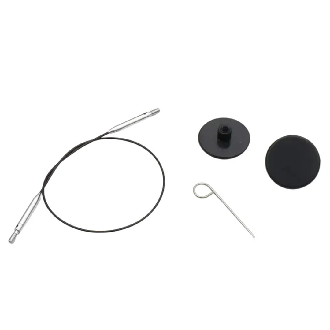 SET  DE CABLES CONECTORES MINI PARA PALILLOS INTERCAMBIABLES KNITPRO 1