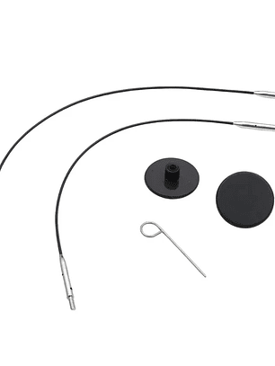 SET  DE CABLES CONECTORES MINI PARA PALILLOS INTERCAMBIABLES KNITPRO