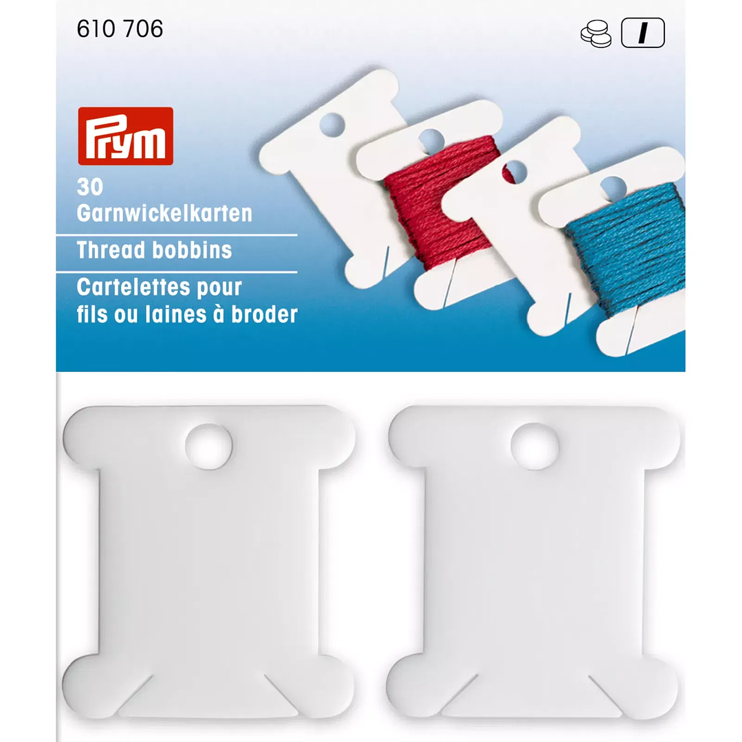 CARTONCITOS PARA HILO DE BORDAR PRYM 30 UND 1